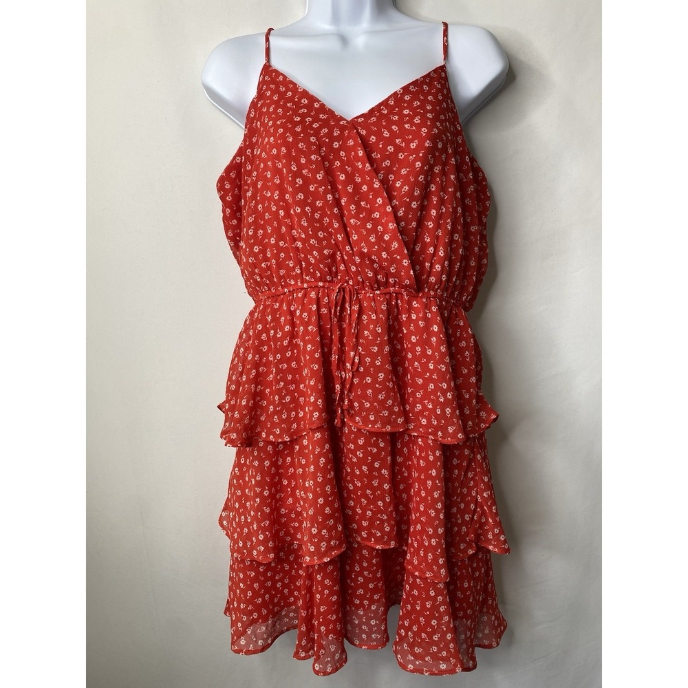 Altar'd State Womens Tiered Tank Top Size XL Babydoll American Preppy Festival